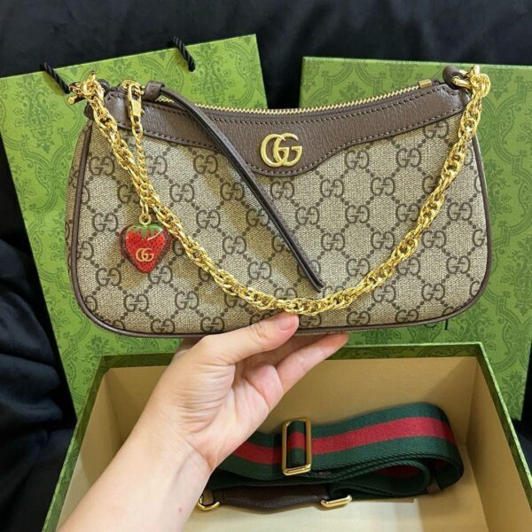 Gucci Monogram Strawberry Bag