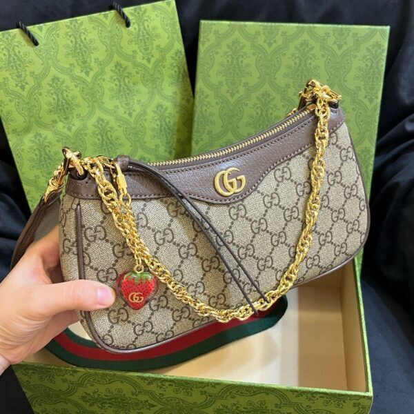Gucci Monogram Strawberry Bag