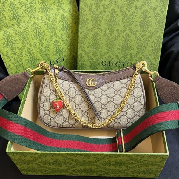 Gucci Monogram Strawberry Bag