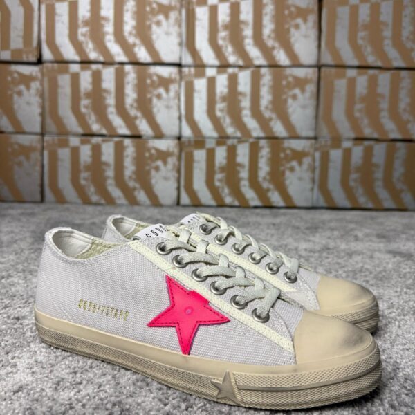 Golden Goose Grey / Pink Star