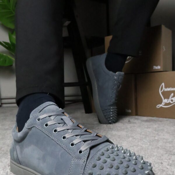Tenisice Christian Louboutin Grey Leather