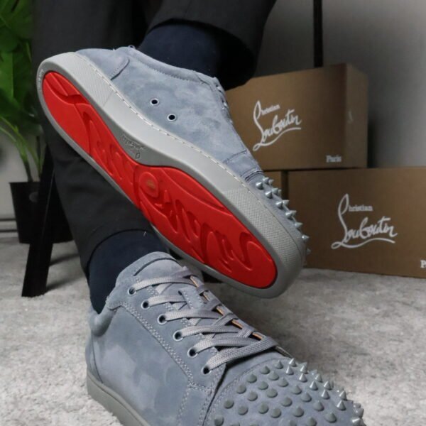 Tenisice Christian Louboutin Grey Leather