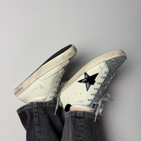 Golden Goose White - Black Star