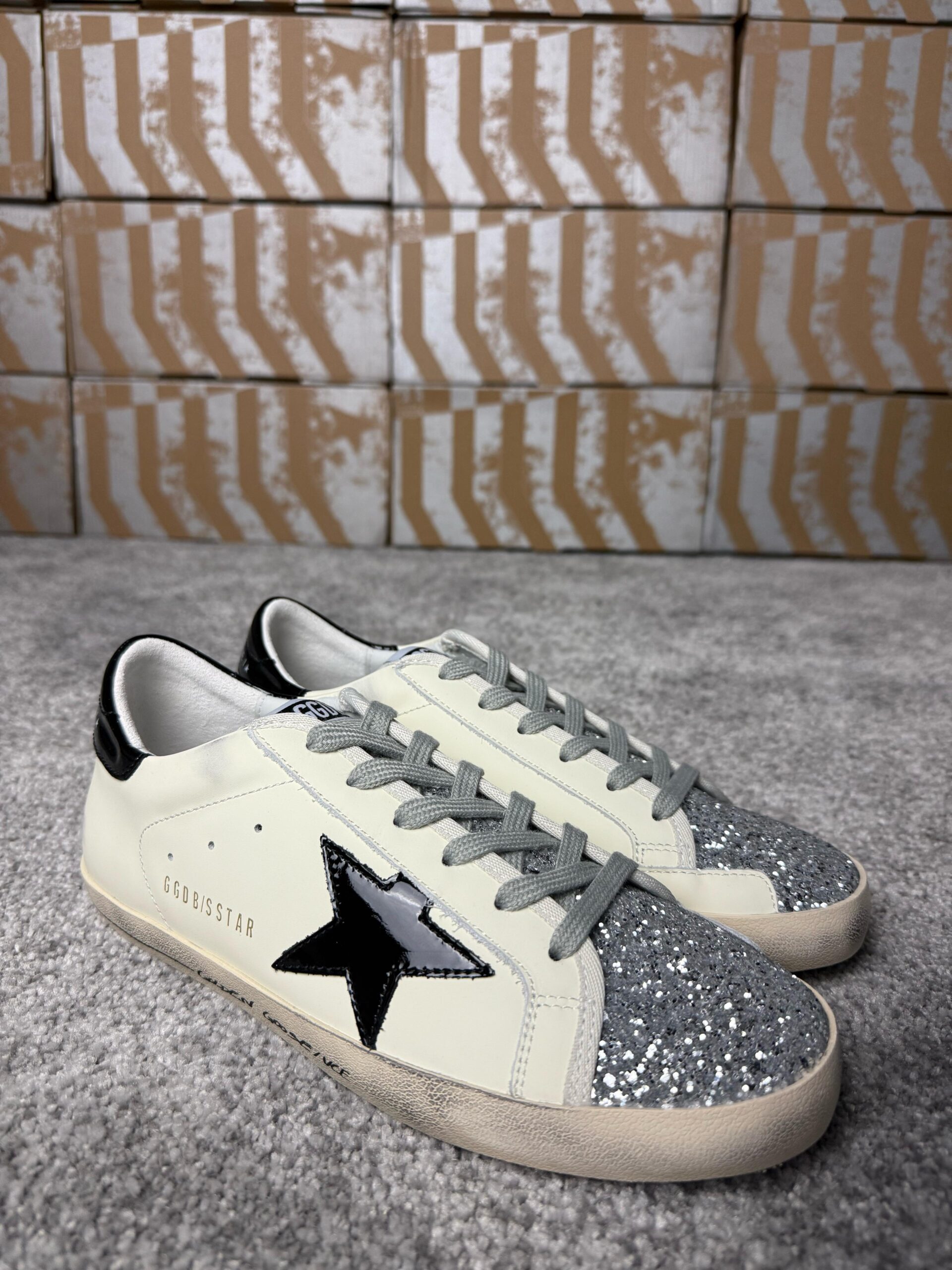Golden Goose White - Black Star - Slika 4
