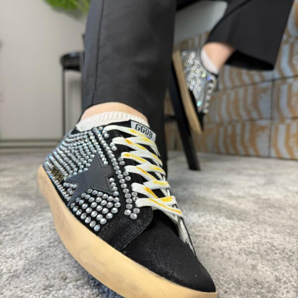 Golden Goose Black - Grey Sparkle