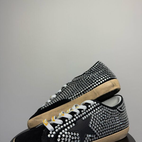 Golden Goose Black - Grey Sparkle