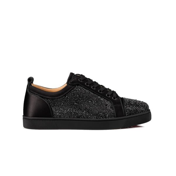 Tenisice Christian Louboutin Black Sparkle