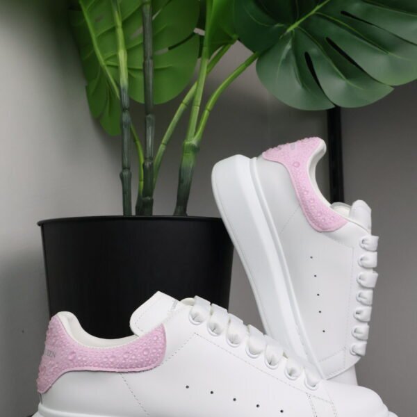 Alexander McQueen "Shiny-White Pink"