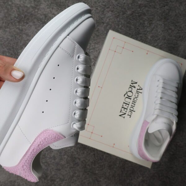 Alexander McQueen "Shiny-White Pink"
