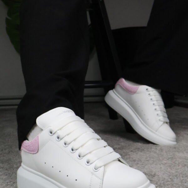 Alexander McQueen "Shiny-White Pink"