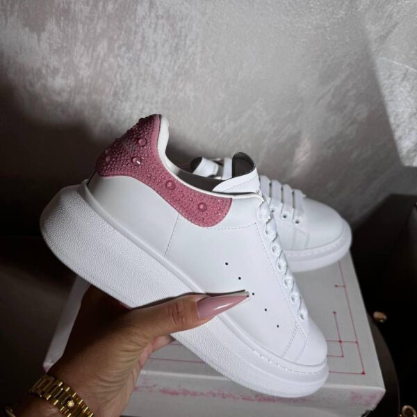 Alexander McQueen "Shiny-White Pink"