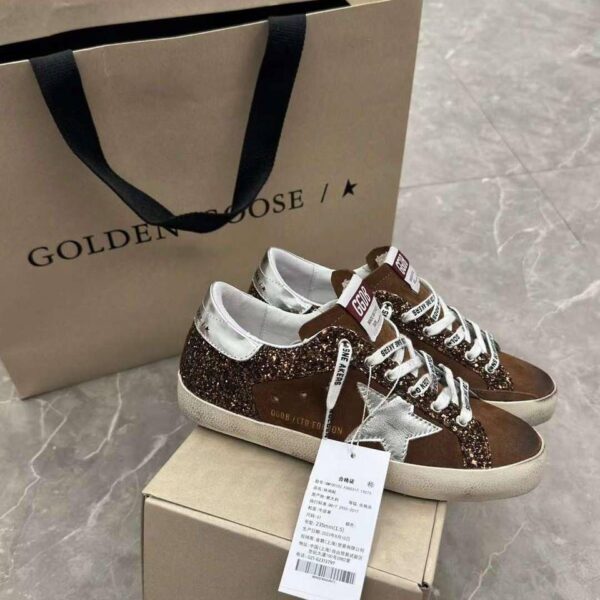 Golden Goose Brown Shiny