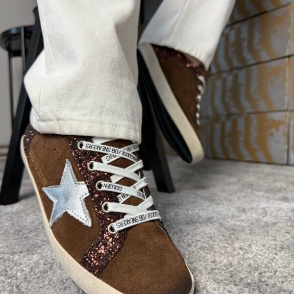Golden Goose Brown Shiny