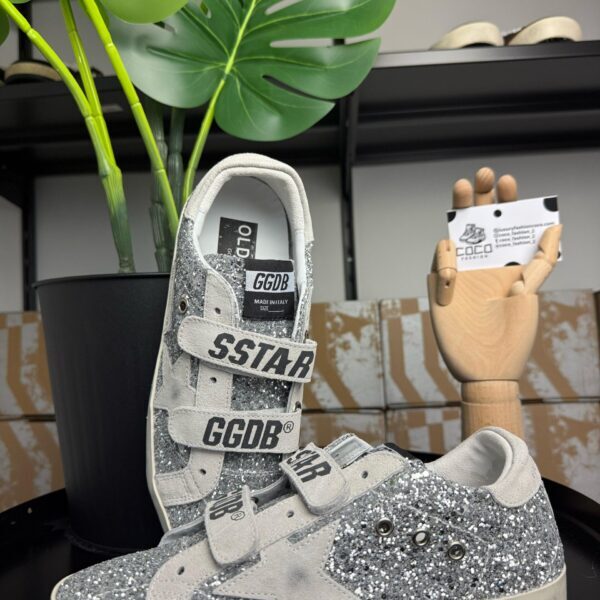 Golden Goose "White-Grey Shiny"