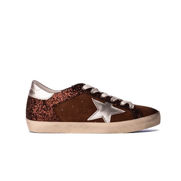 Golden Goose Brown Shiny