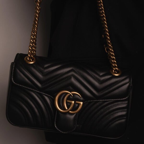 Gucci Marmont bag Black Leather  MINI