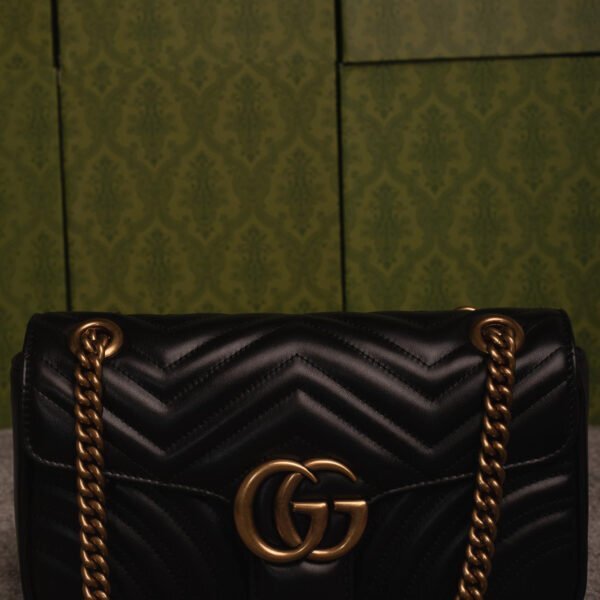 Gucci Marmont bag Black Leather  MINI