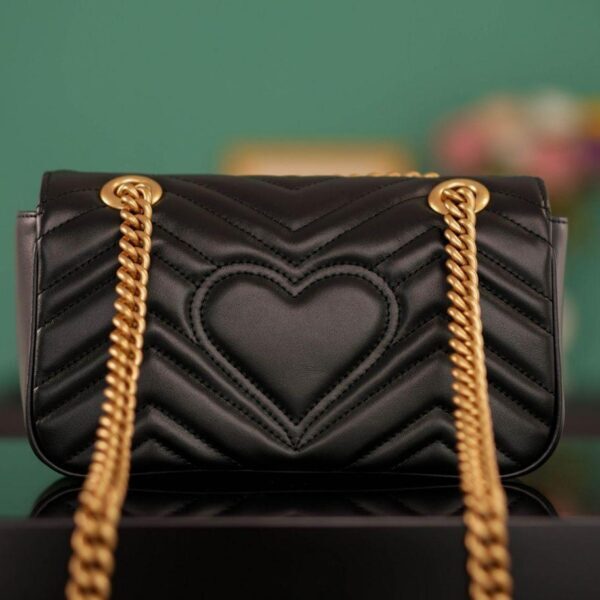 Gucci Marmont bag Black Leather  MINI