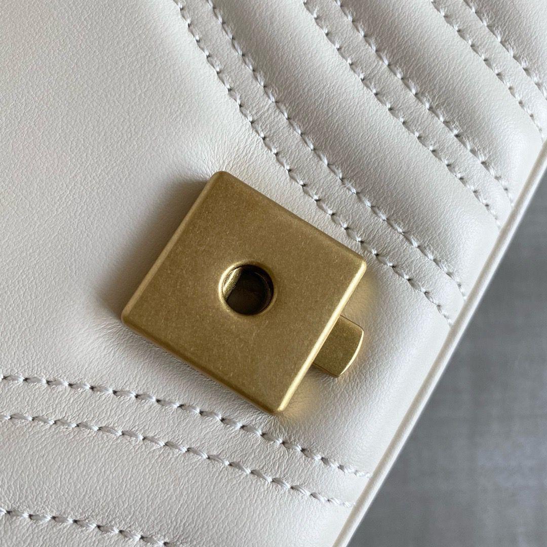 Gucci Marmont shoulder bag BIJELA, MEDIUM - Slika 2