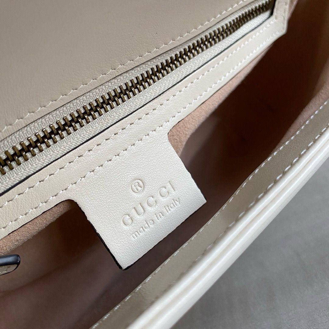 Gucci Marmont shoulder bag BIJELA, MEDIUM - Slika 5