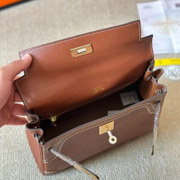 Hermes Kelly 32 smeda