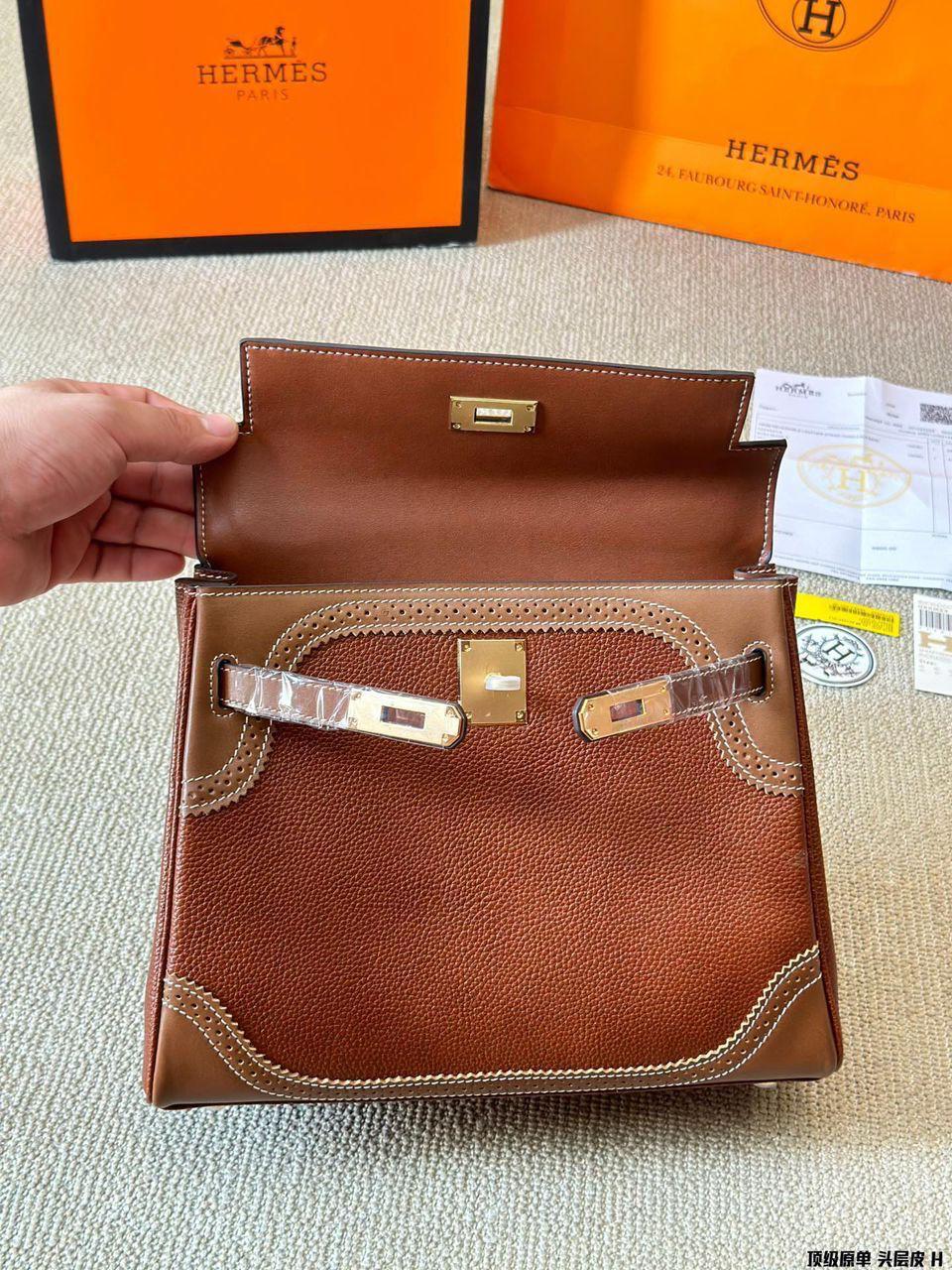 Hermes Kelly 32 smeda - Slika 4