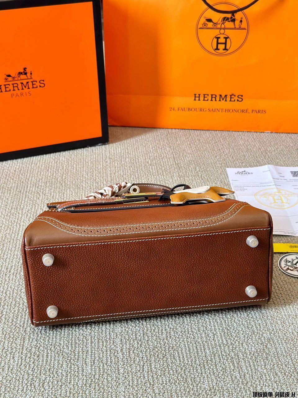 Hermes Kelly 32 smeda - Slika 5