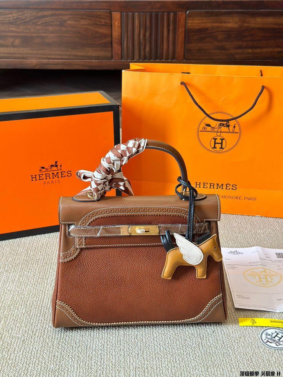 Hermes Kelly 32 smeda - Slika 6