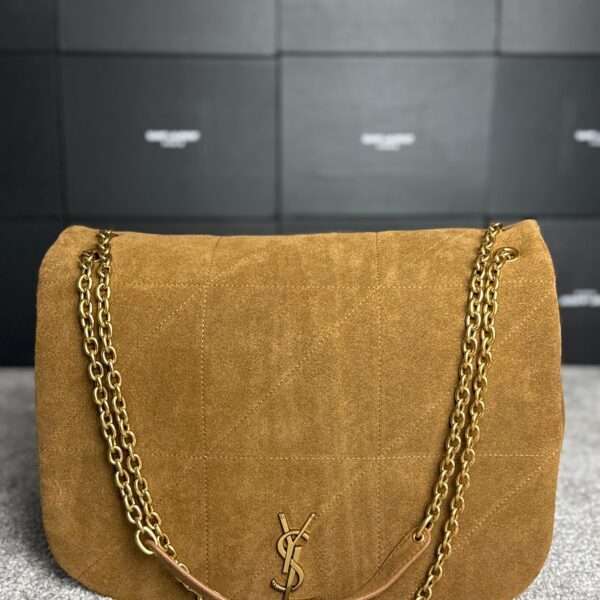 YSL Jamie 4.3 smeđa brušena koža