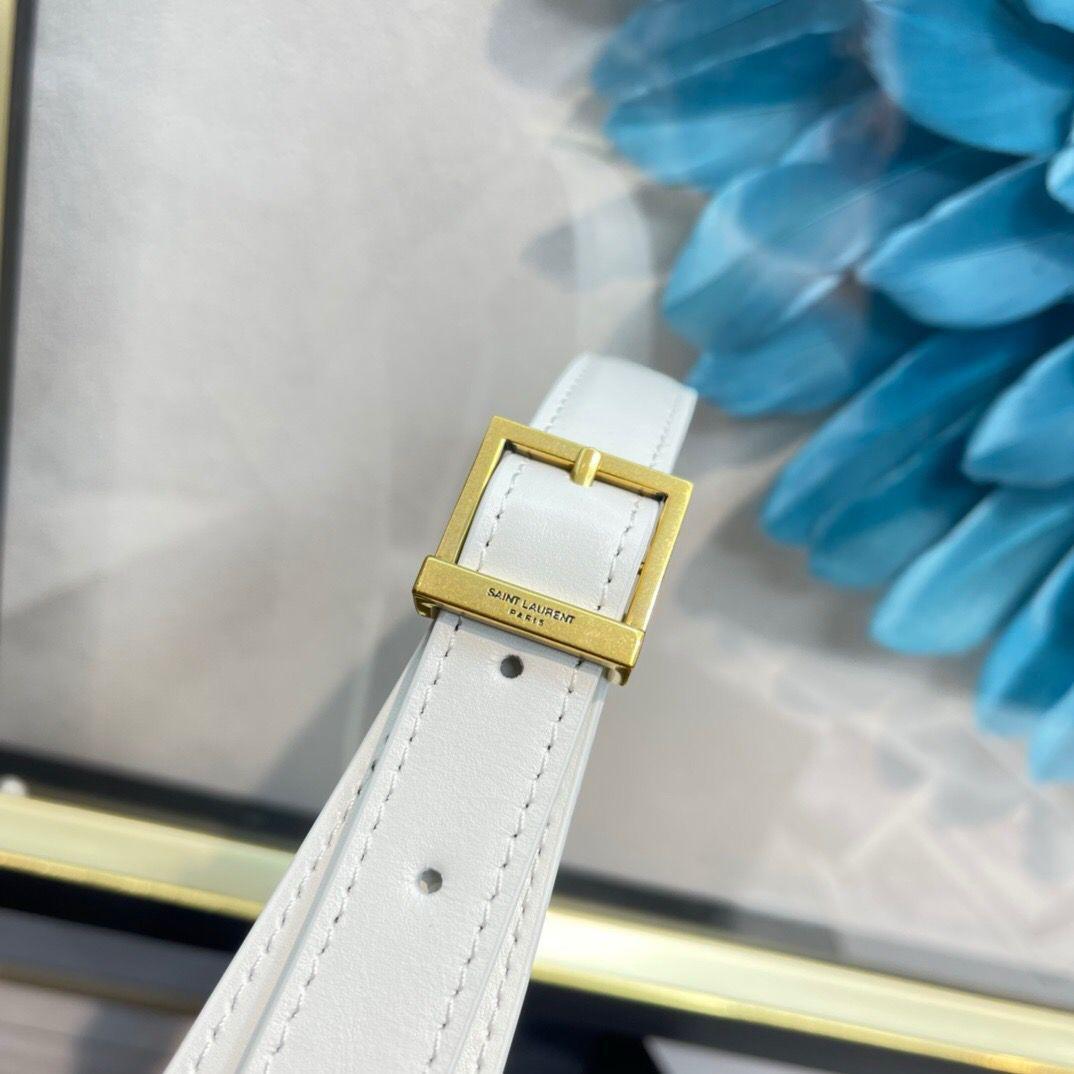 YSL Saint Laurent Hobo white - Slika 7