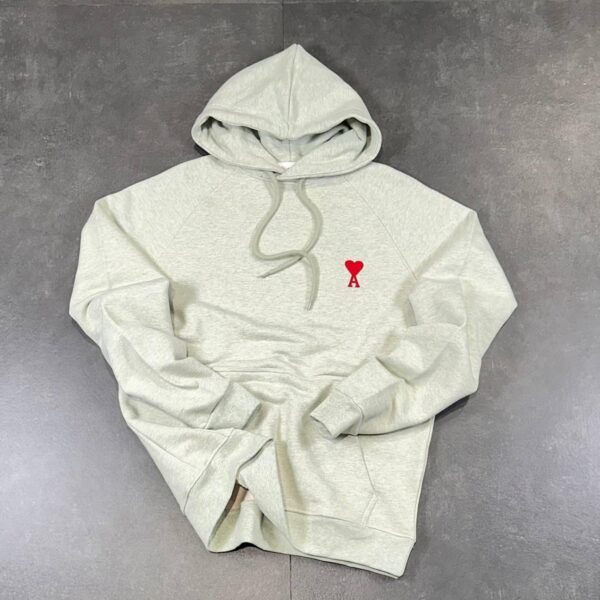 Hoodie Ami Paris - siva