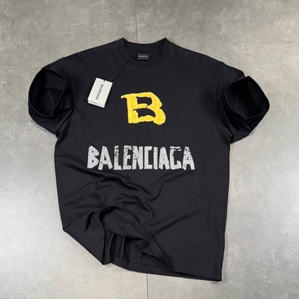 Majica Balenciaga kratki rukavi crna