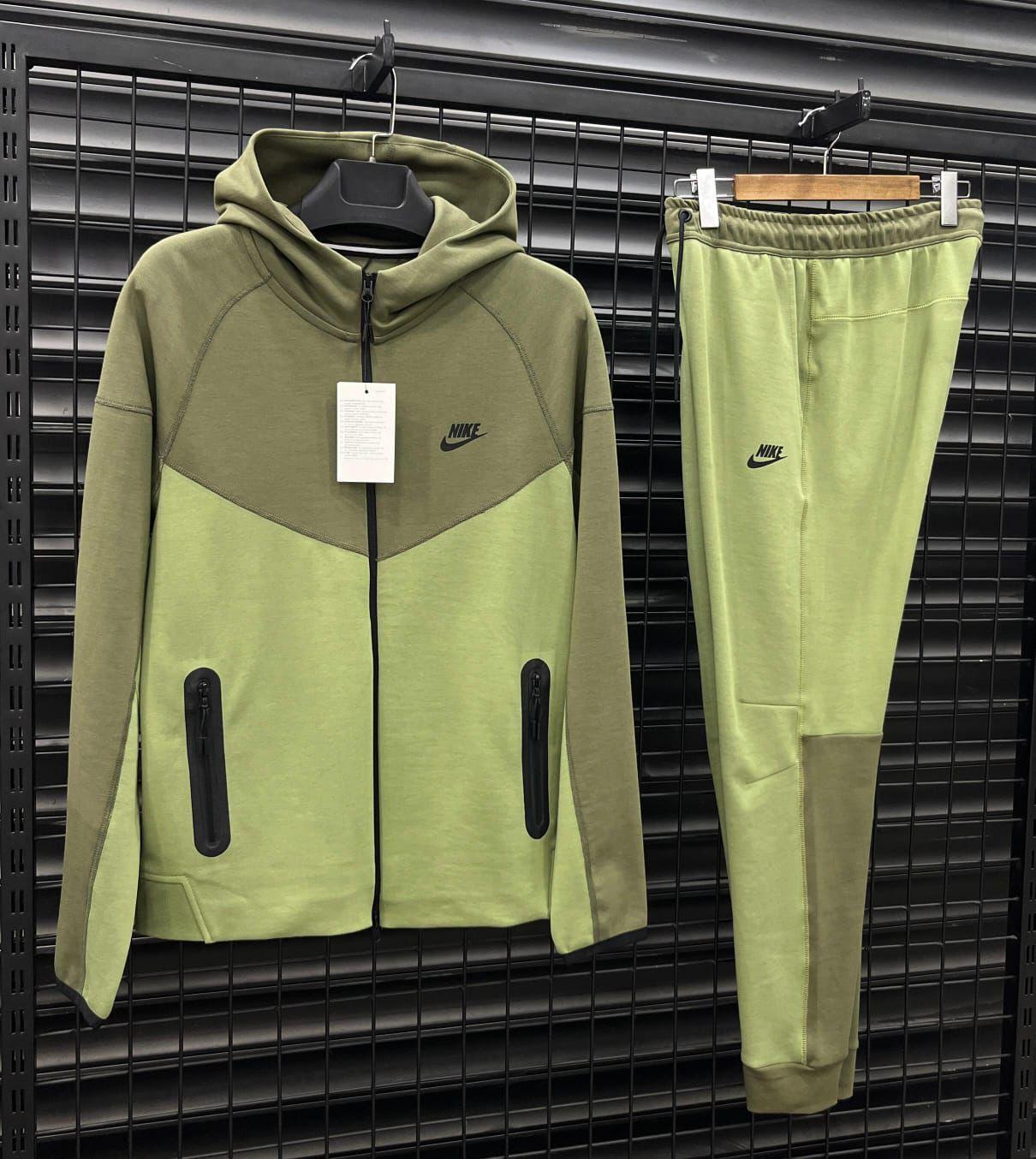 Komplet Nike Tech Fleece "Olive Green" - Slika 2