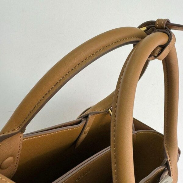 PRADA buckle medium bag - smeđa