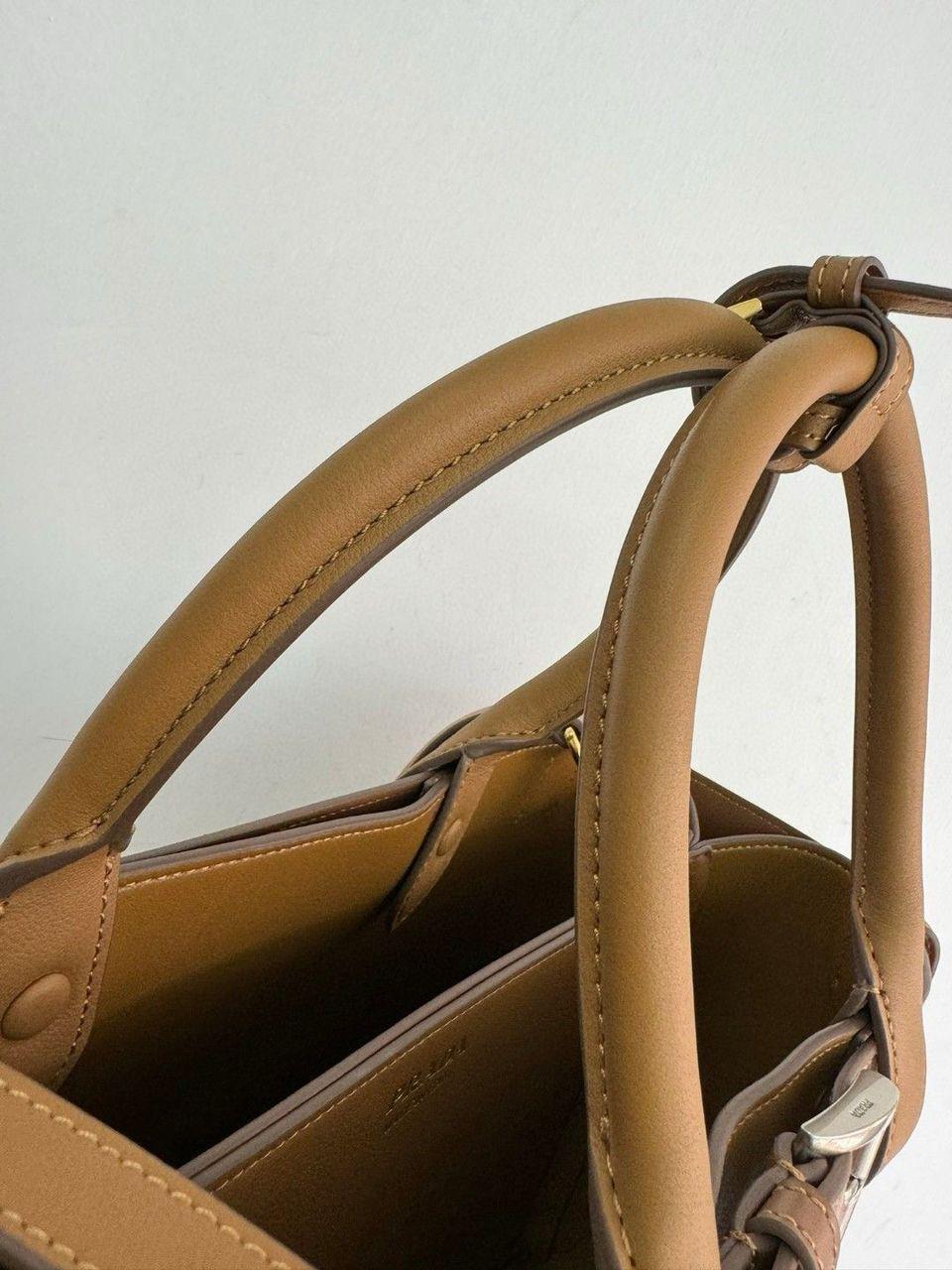 PRADA buckle medium bag - smeđa - Slika 9