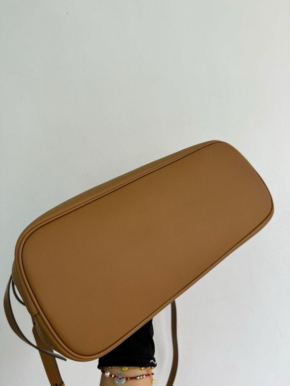 PRADA buckle medium bag - smeđa - Slika 10