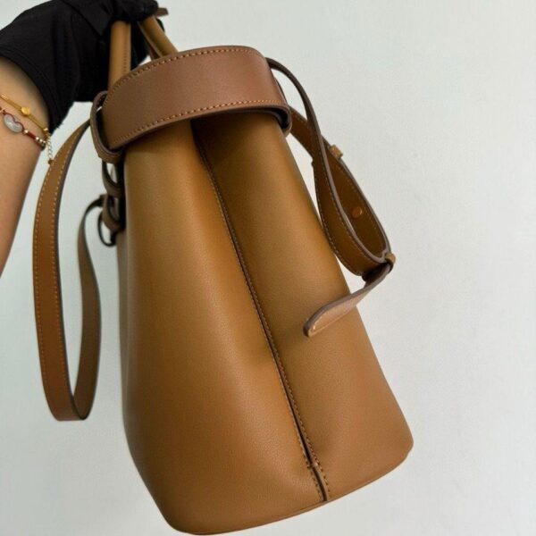 PRADA buckle medium bag - smeđa