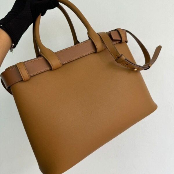 PRADA buckle medium bag - smeđa