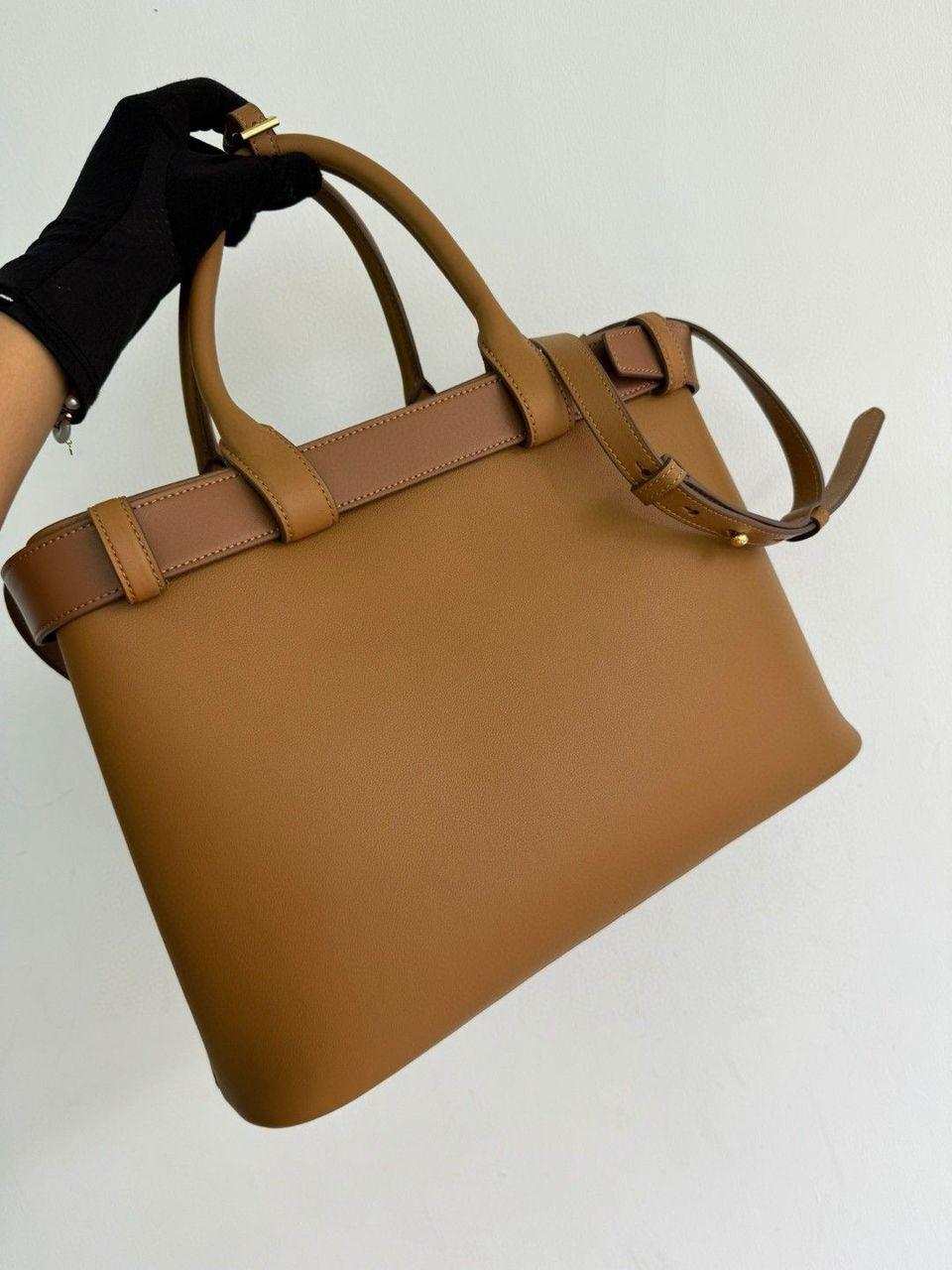 PRADA buckle medium bag - smeđa - Slika 12