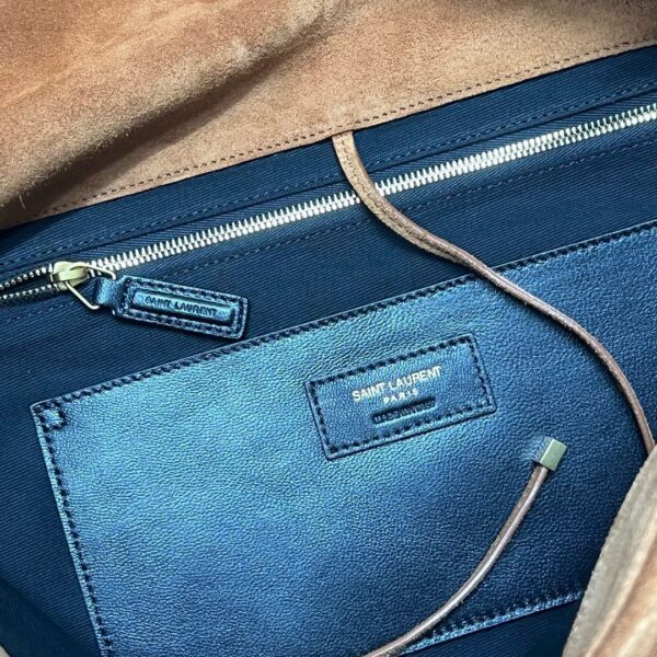 YSL Jamie 4.3 smeđa brušena koža