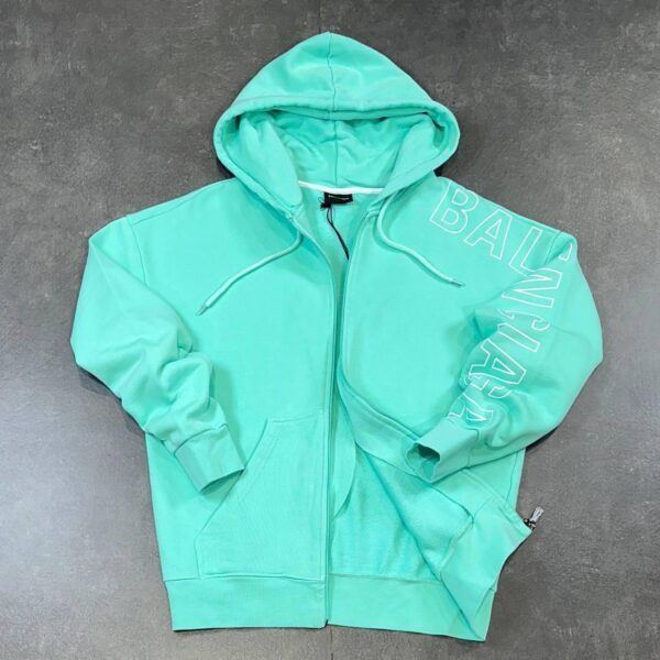 Hoodie Balenciaga zelena mint