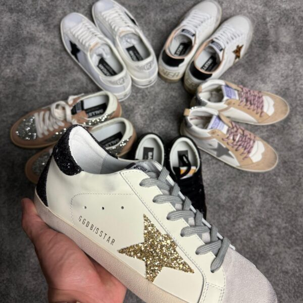 Golden Goose GOLD STAR (Classic with spur White/Ice/Gold/Black)