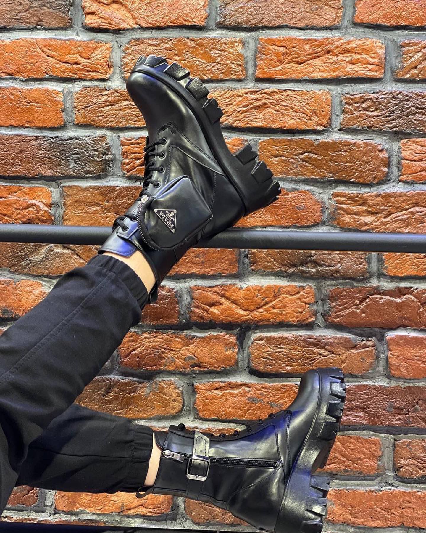 Prada Monolith čizme crne - Slika 8