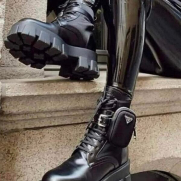 Prada Monolith čizme crne