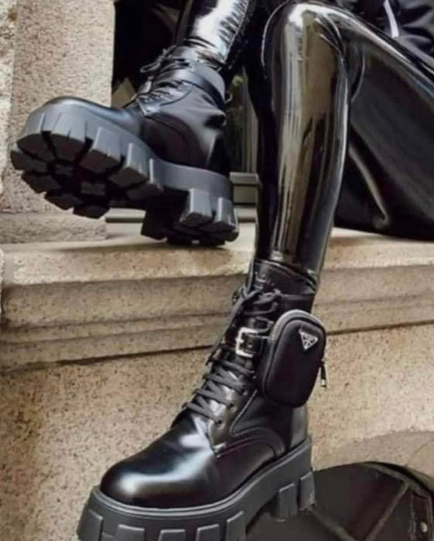 Prada Monolith čizme crne - Slika 7