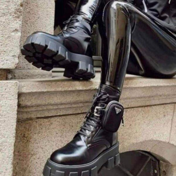 Prada Monolith čizme crne