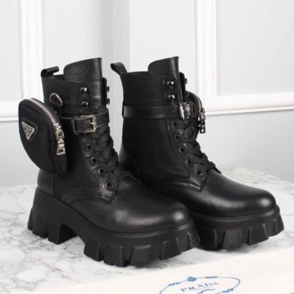 Prada Monolith čizme crne