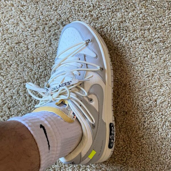 Nike Dunk OFF White Low "Grey-White"