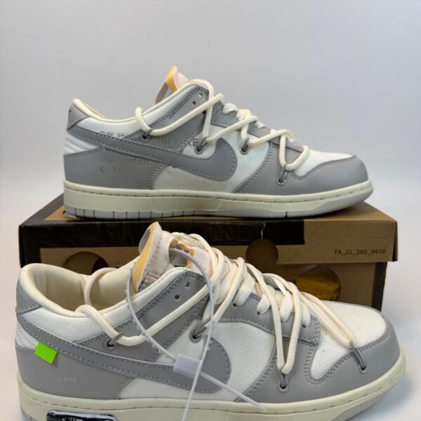 Nike Dunk OFF White Low "Grey-White"