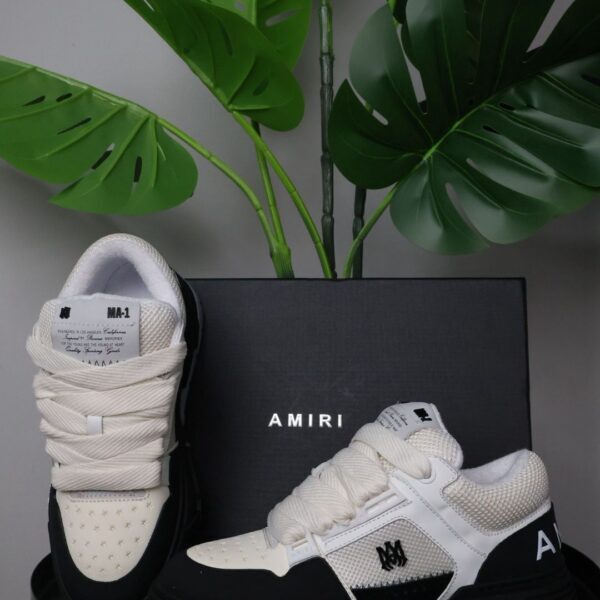 Tenisice Amiri crno-bijela